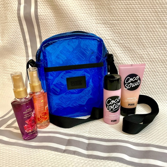 ❌SOLD on anthr site❌VS PINK Summer BUNDLE - Bag, 2 body spray & CoCo body - Picture 2 of 13